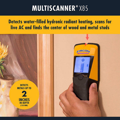 ZIRCON MultiScanner x85 thermally detects water-filled hydronic radiant heating - 5