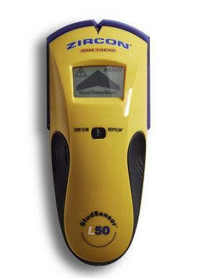 ZIRCON STUDSENSOR™ L50 - The StudSensor™ L50 stud finder locates the edges of wood and metal studs and joists behind walls - 4