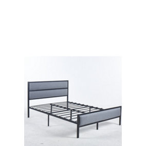 Zix Metal Bed Frame in 4ft6 UK Standard Double Bed