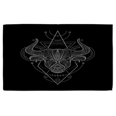 Zodiac taurus geometric (bath towel) / Default Title Price Comparisons | Compare The Build