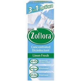 Zoflora Antibacterial Disinfectant 120ml - Linen Fresh