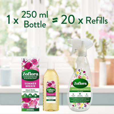 Zoflora Concentrated Disinfectant Summer Breeze 250ml Pack Of 12
