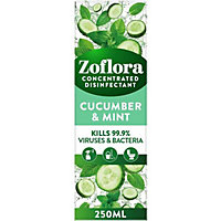 Zoflora Cucumber & Mint Multipurpose Disinfectant Concentrated 250ml
