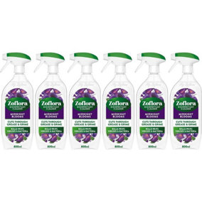 Zoflora Multi-Purpose Disinfectant Cleaner Midnight Blooms 800ml Pack of 6