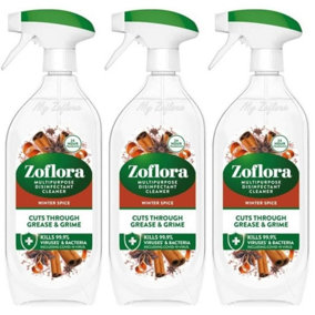 Zoflora Multipurpose Disinfectant Cleaner Winter Spice 800 ml Pack Of 3