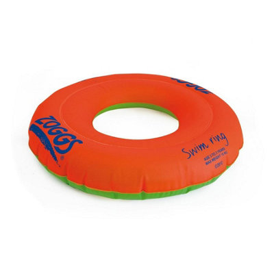 Zoggs Childrens/Kids Inflatable Ring Orange/Green (2-3 Years) | DIY at B&Q