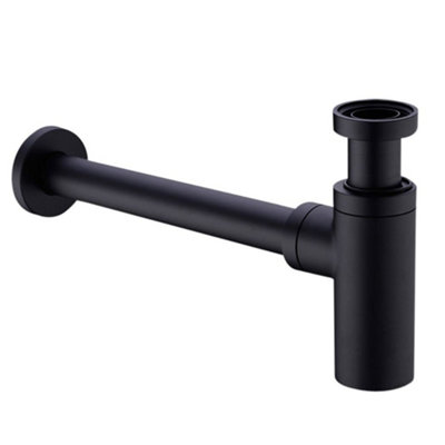 Zoia Black Basin Mono Tap Package Inc Waste & Bottle Trap - 4