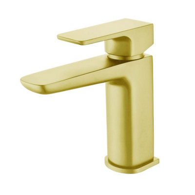 Zoia Gold Basin Mono Mixer Tap with Waste