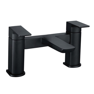 Zoia Matt Black Bath Filler Tap