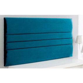 Zona Plush Velvet 3ft Single 20" Headboard -  Mallard