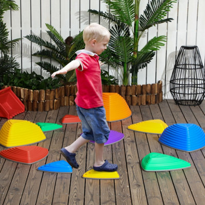 Stepping Stones good for Kids 11pcs Anti-skidding Stepping Stones Set Balance Blocks