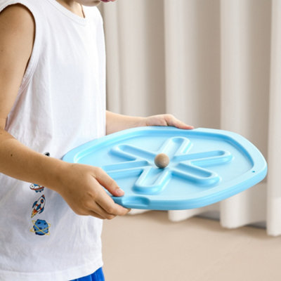 ZONEKIZ Tavola Bilanciamento Bambini 3-6 Anni – Gioco Montessori Arancione, Max 50kg