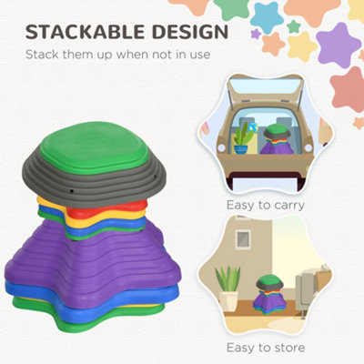 ZONEKIZ Kids Stepping Stones - 7