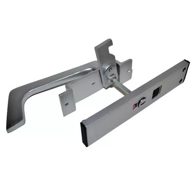 Zoo Hardware Disabled Toilet Door Handle with Indicator Lock