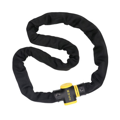 ZOVII Carbide Reinforced Stainless Steel Chain Lock 120dB Security Alarm 10mm diameter 1500mm length ZCL10-150 - 3