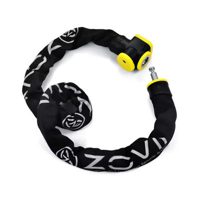 ZOVII Carbide Reinforced Stainless Steel Chain Lock 120dB Security Alarm 10mm diameter 1500mm length ZCL10-150 - 4