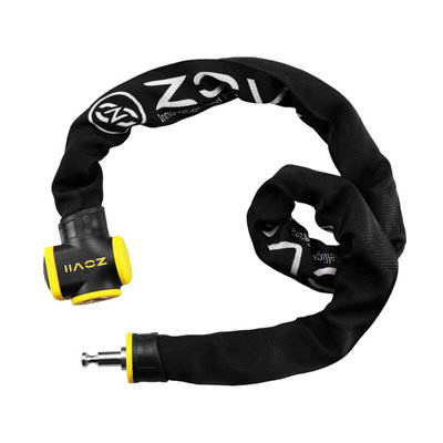 ZOVII Carbide Reinforced Stainless Steel Chain Lock for bike 120dB ...