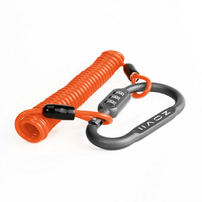 ZOVII Light Flexible Alloy Steel 3-digit Password Helmet Lock ZHEL200-FO