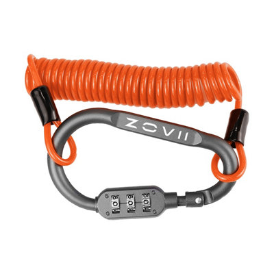 ZOVII Light Flexible Alloy Steel 3-digit Password Helmet Lock ZHEL200-FO - 5