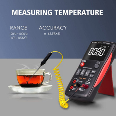 ZOYI Digital Multimeter Tester ZT-X 9999C, Multi Electrical Tester, Ammeter, Ohmmeter, Resistance, Continuity Tester