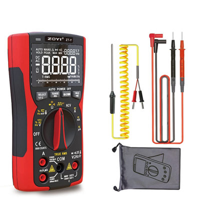 ZOYI Digital Multimeter Tester ZT-Y 9999C, 10A Multi Electrical Tester, Continuity Testers Diode NCV Anti burn