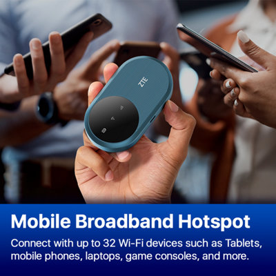 ZTE U10S Pro 4G+LTE Mobile Wi-Fi 6 Unlocked Low-Cost Portable Travel WiFi