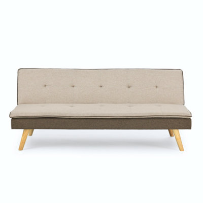 Zuma Versatile 3 Seater Fabric Padded Sofa bed, 3 Seater, Durable Hardwood Frame