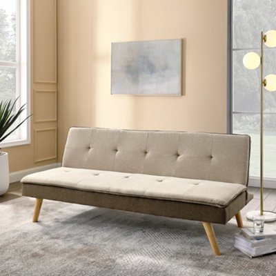 Zuma Versatile 3 Seater Fabric Padded Sofa bed, 3 Seater, Durable ...