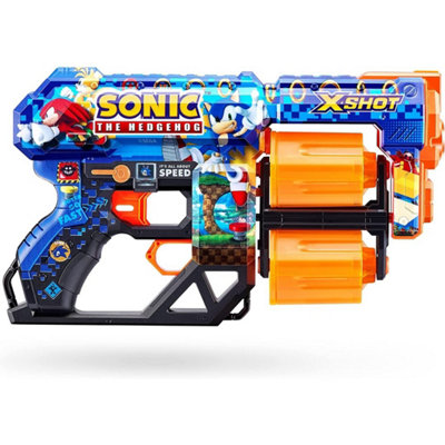 Zuru X-Shot Skins Dread Sonic the Hedgehog Foam Dart Blaster