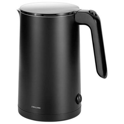 Zwilling Enfinigy 1.5L Kettle Plastic & 2 Short Slot Toaster Black