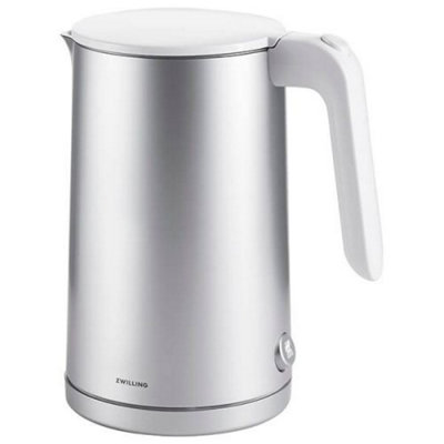 Zwilling Enfinigy 1.5L Kettle Plastic & 2 Short Slot Toaster Silver
