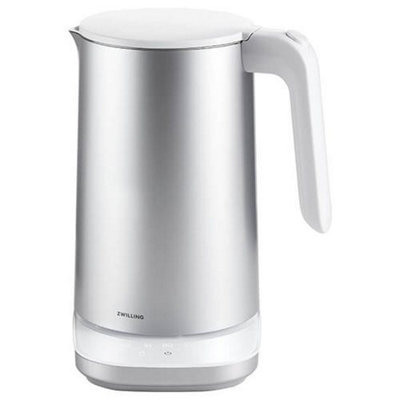 Zwilling Enfinigy Electric Kettle Pro Plastic Silver 1.5 Litre DIY at B&Q